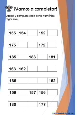 ¡Vamos a completar!