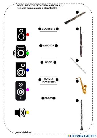 Sonidos instrumentos VIENTO MADERA