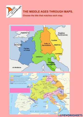 The Middle Ages through maps