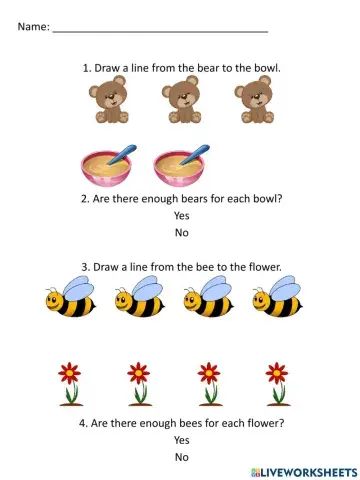 One to one Correspondence