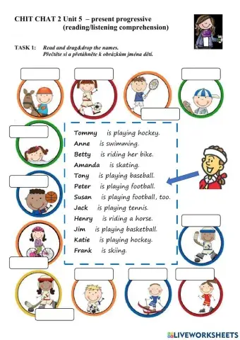 Chit Chat 2 Unit 5 - extra practice (reading-listening comprehension)