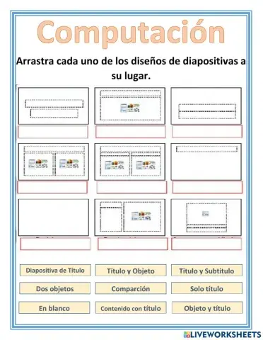 Tipos de diapositivas