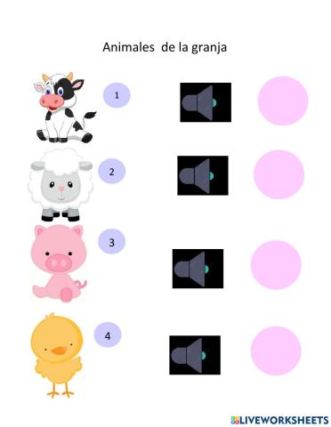 Animales d ela granja