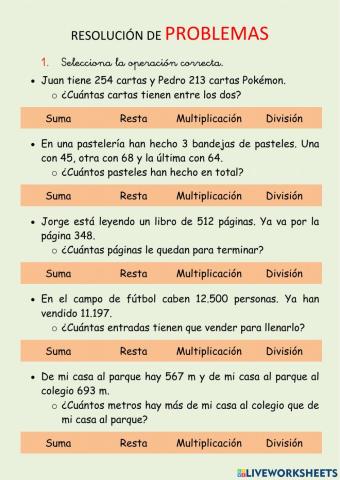 Resolución de problemas