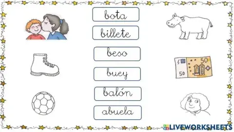 Juego consonante b 2