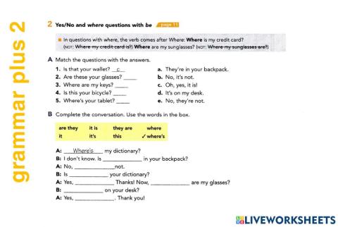 IC002 grammar plus 2