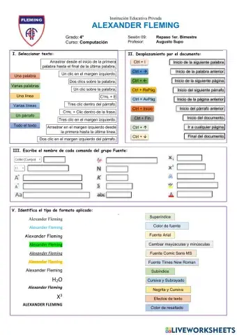 Word: Formato básico