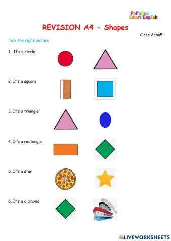 Revision A4-Shapes - Class Achu5 PSE Viet Tri