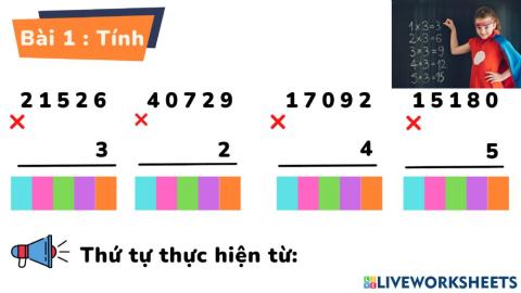 Nhân số có năm chữ số