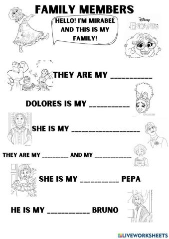 Family members encanto