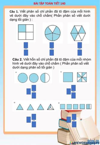 Bài tập toán tiết 140