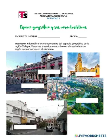 Espacio geográfico y sus características