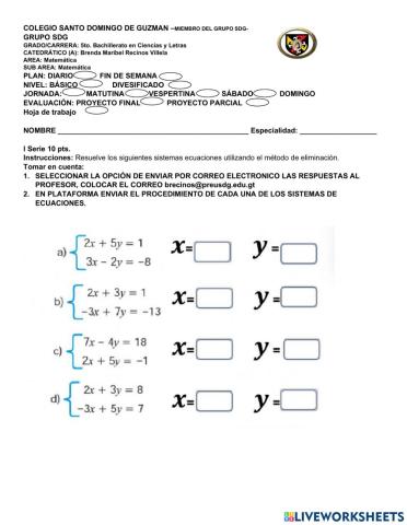 Método de Eliminación