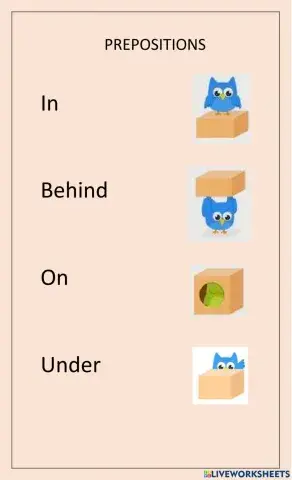 Prepositions