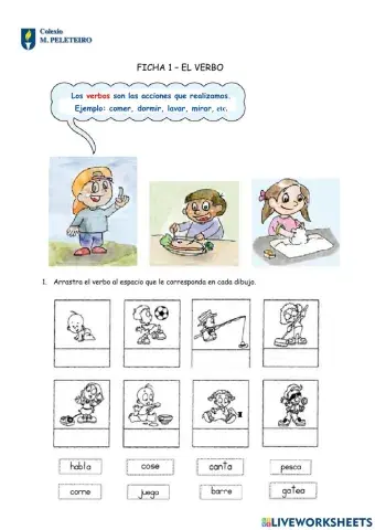 Reconocemos los verbos 1