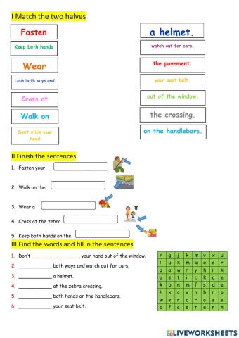 Smart Junior 4, Safety Rules