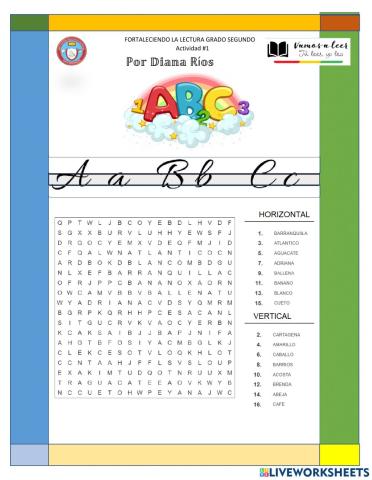 Fortalecer las letras A-B-C