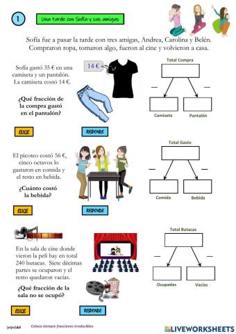 Fracciones Problemas Sencillos (1)