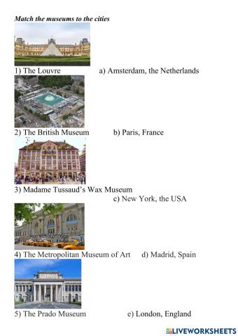 World Famous Museums