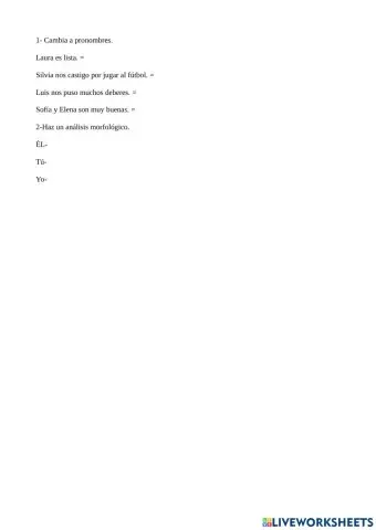 Pronombres personales