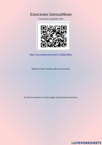 Hablamos de emociones