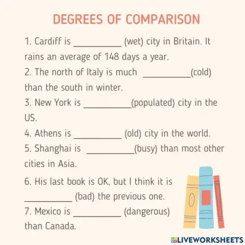 Degrees of comparison