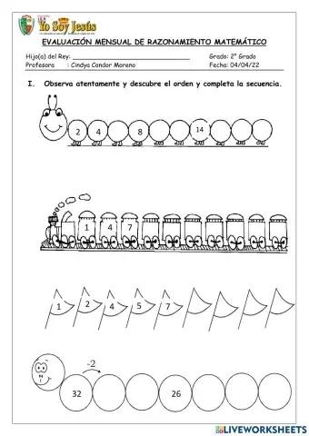 Evaluación de razonamiento matemático