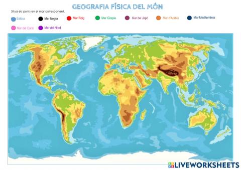 Geografia del món