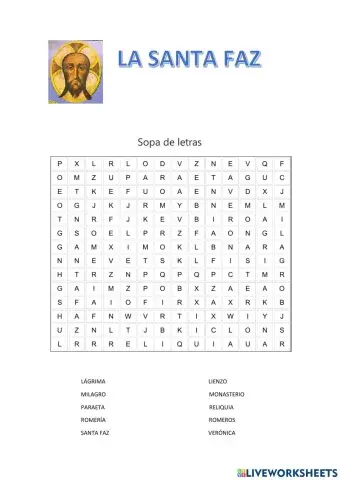 La Santa faz de Alicante