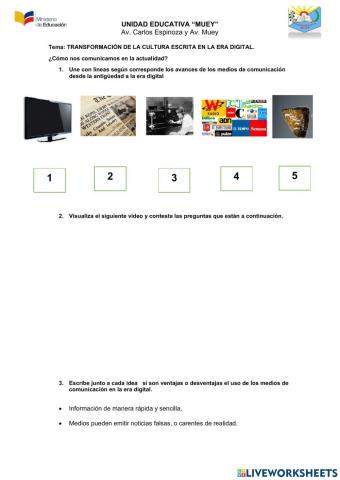 Transformación de la era escrita en la era digital