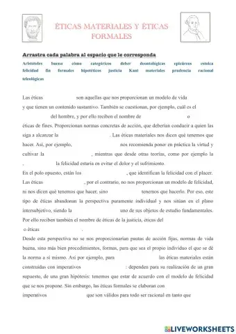 Éticas formales y éticas materiales