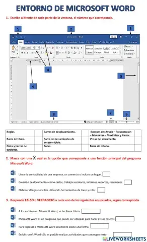 Entorno de microsoft word