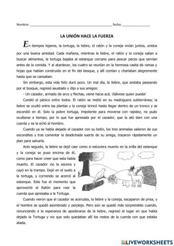 La unión hace la fuerza