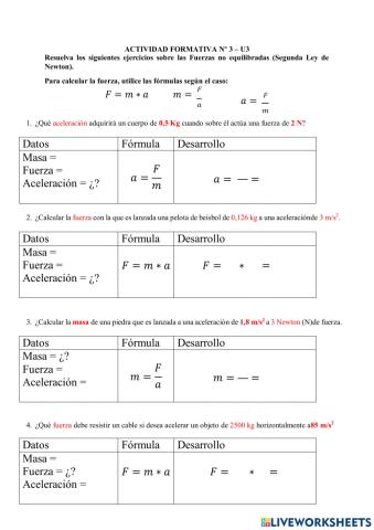 Actividad de fisica (ciencias)