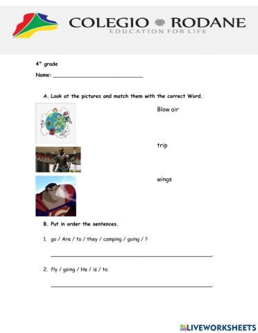 English exam 4° GRADE