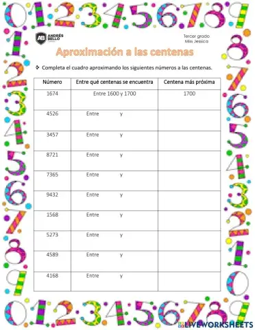 Aproximación a las centenas