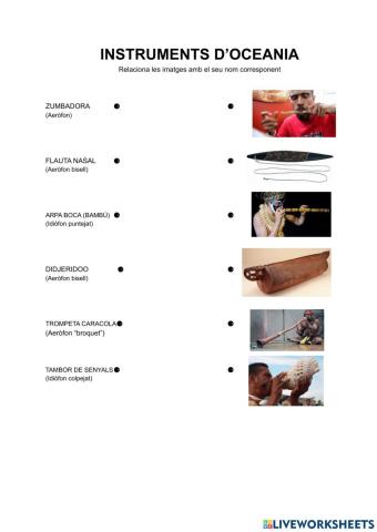 Instruments d'oceania