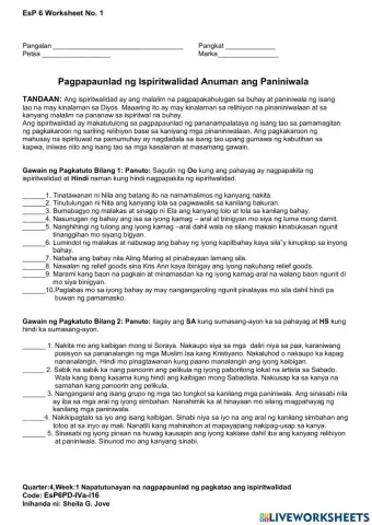 Pagpapaunlad ng Ispiritwalidad Anuman ang Paniniwala