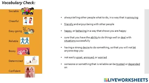 Adjectives to describe personality2