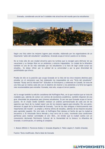 Comprensión lectora B2-C1