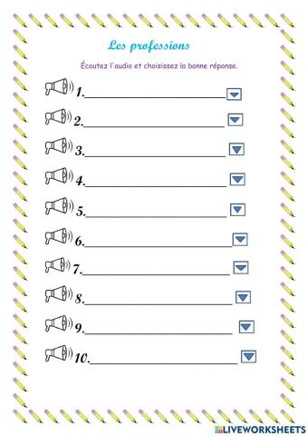 Les professions