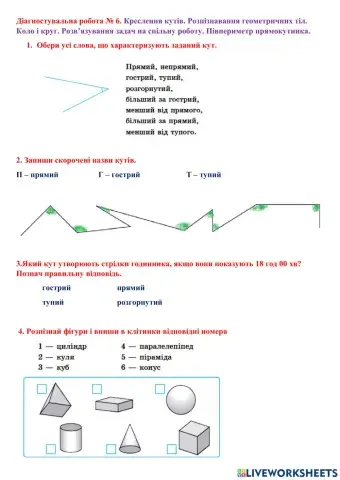 Діагностична робота № 6