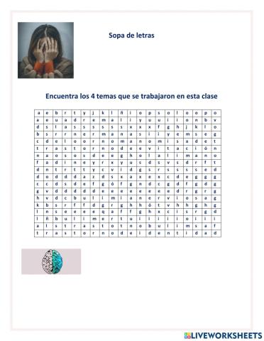 Sopa de letras