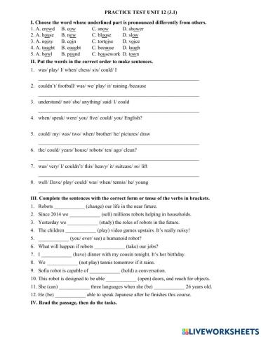 Practice test unit 12 (3)
