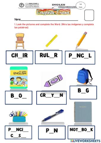 Classroom objects