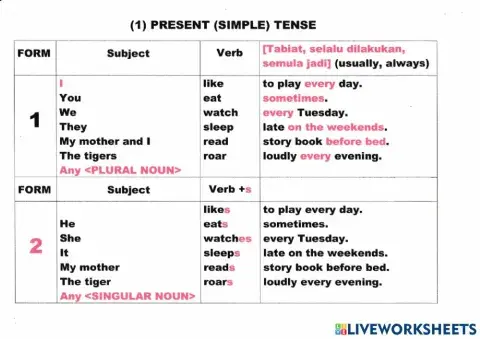 Present Simple Tense