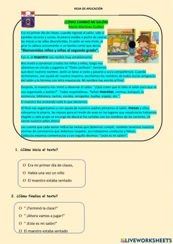 ¿Cómo cambió mi salón?