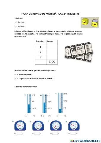 Repaso 2º trimestre
