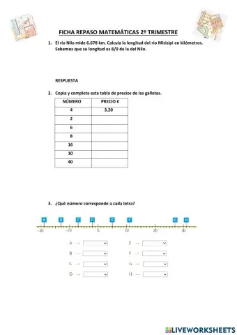 Ficha repaso segundo trimestre