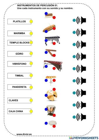 SONIDOS INSTRUMENTOS PERCUSIÓN 1